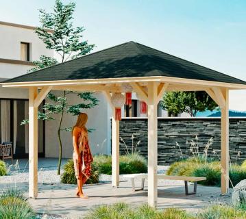 Skan Holz Holz Pavillon Cannes 1 | Natur | 374x374x314 cm 