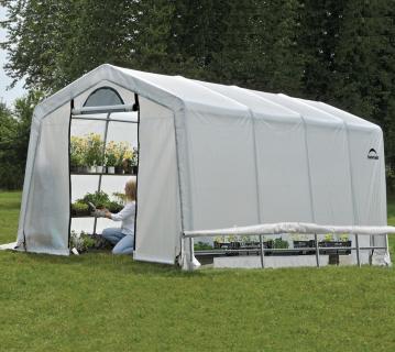 ShelterLogic Foliengewächshaus | Weiß | 610x300x240 cm 