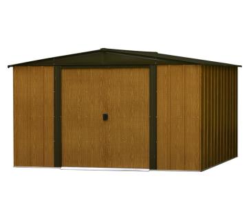 Spacemaker Gerätehaus Woodlake 10x10 Holzoptik 313x297 cm 