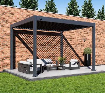 Paragon Outdoor Grand Tuscan 1012 | Aluminium Pergola mit Lamellendach | 3x4 m 