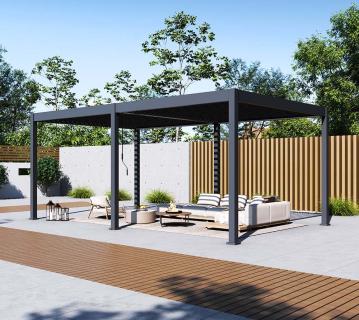 Paragon Outdoor Grand Tuscan 1220 | Aluminium Pergola mit Lamellendach | 4x6 m 