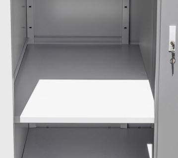Trimetals Metall Regalboden | Zubehör für Gartenschrank Guardian D63 | Grau | 77x84 cm 