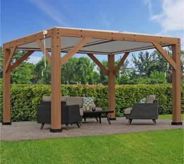Westmann Karl 1311 | Pergola mit Lamellendach Karl | 4x3 m 