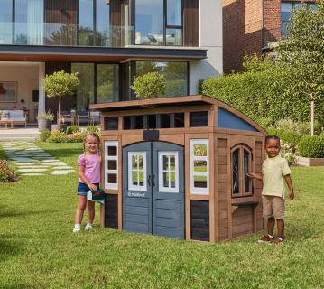 Zwerkules Trolli | Kinder Spielhaus für den Garten | Holz 