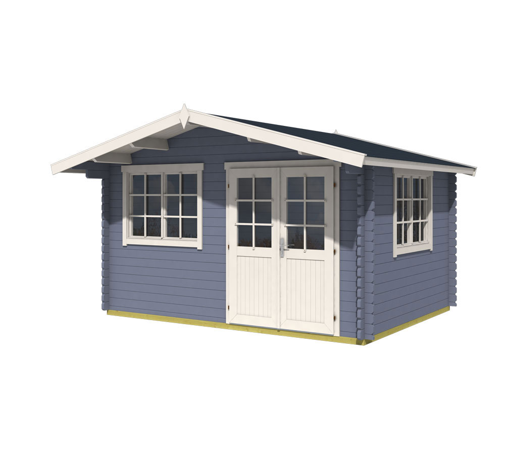 lasita maja gartenhaus norderney 2 40mm taubenblau 445x390cm taubenblau mygardenhome