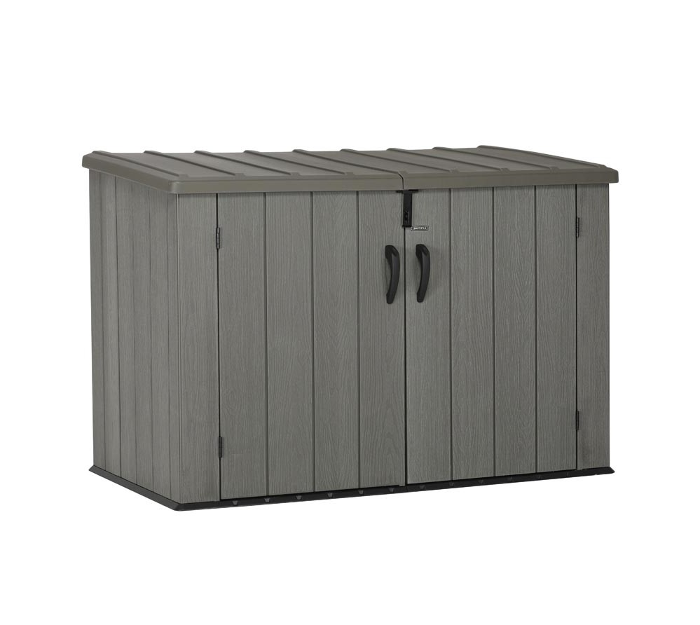 Lifetime XXL Kunststoff Mülltonnenbox, Gerätebox, Aufbewahrungsbox