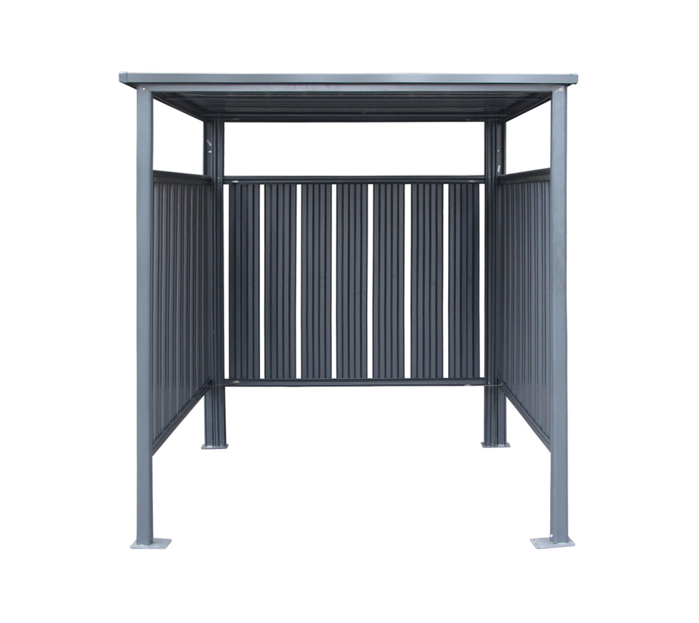 Westmann Fahrrad Und Raucherunterstand Stahl Anthrazit 180x200 Cm