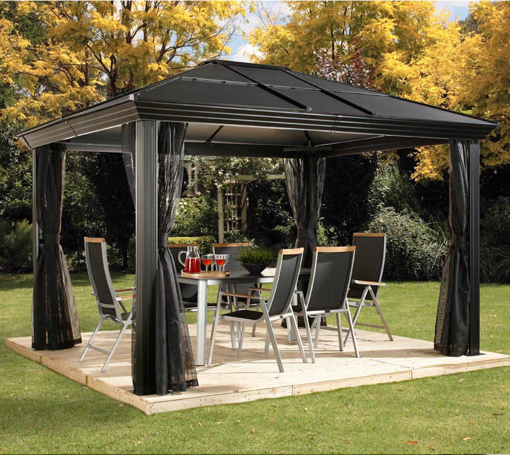 Sojag Aluminium Pavillon Gazebo Cambridge 10x12 inkl.