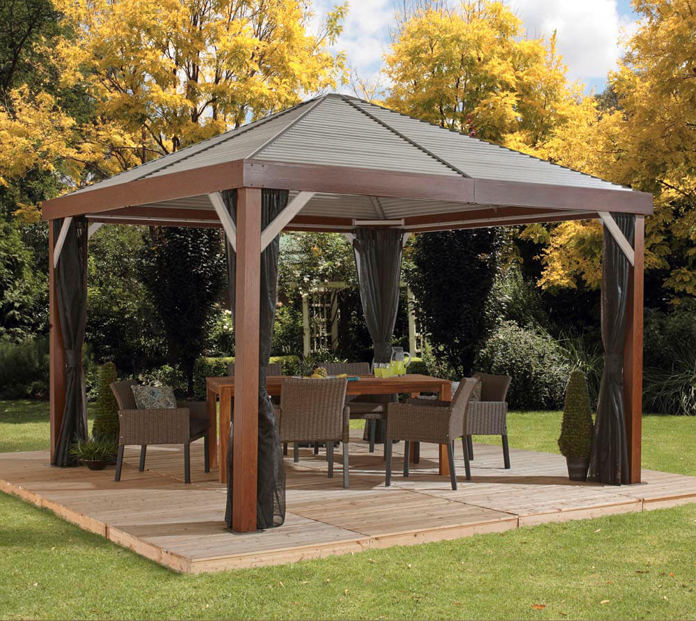 Holz Pavillon 3x4 Riraikou