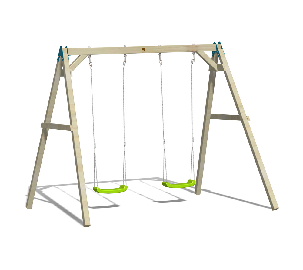 Wendi Toys Holz Schaukel Doppel Kinderschaukel 270x230x220 cm