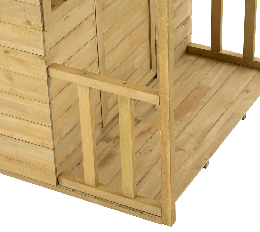 Westmann Holz Spielhaus Villa Natur 137x121x140 cm mygardenhome