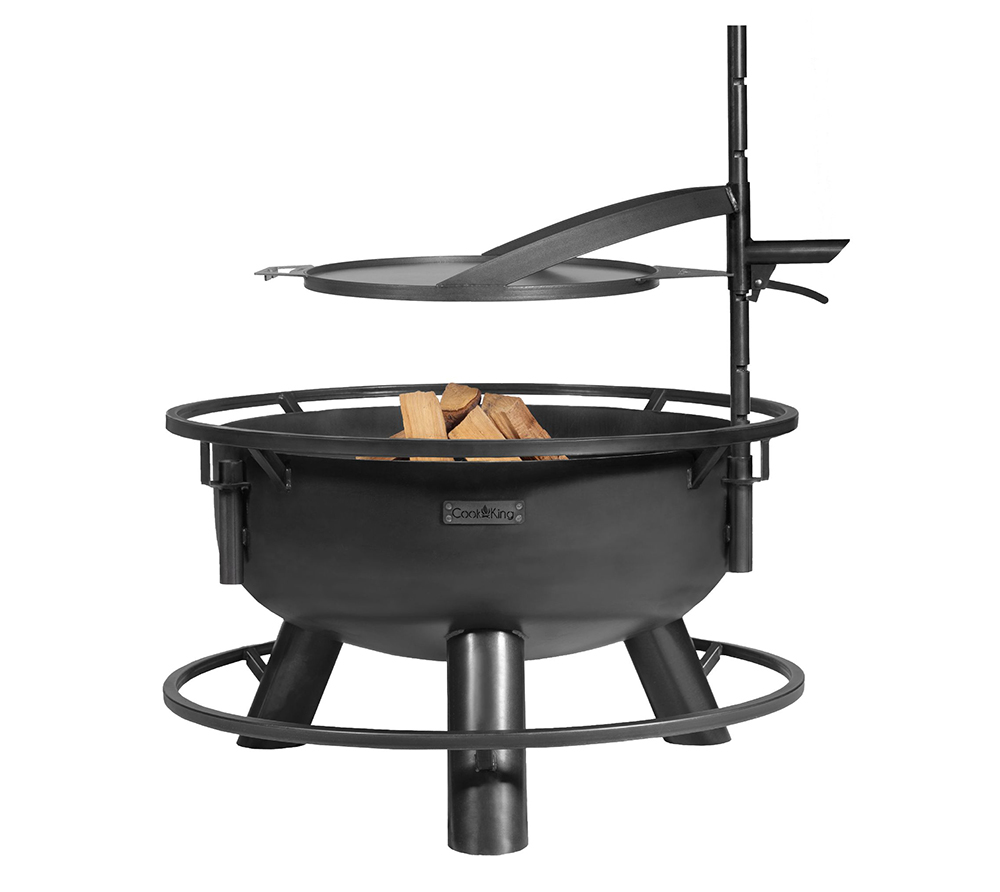CookKing Stahl Grillplatte Zubehör für Feuerschale Bandito und