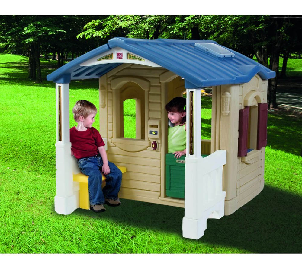 Step2 Spielhaus Front Porch Kinderspielhaus Kunststoff 130x120 cm