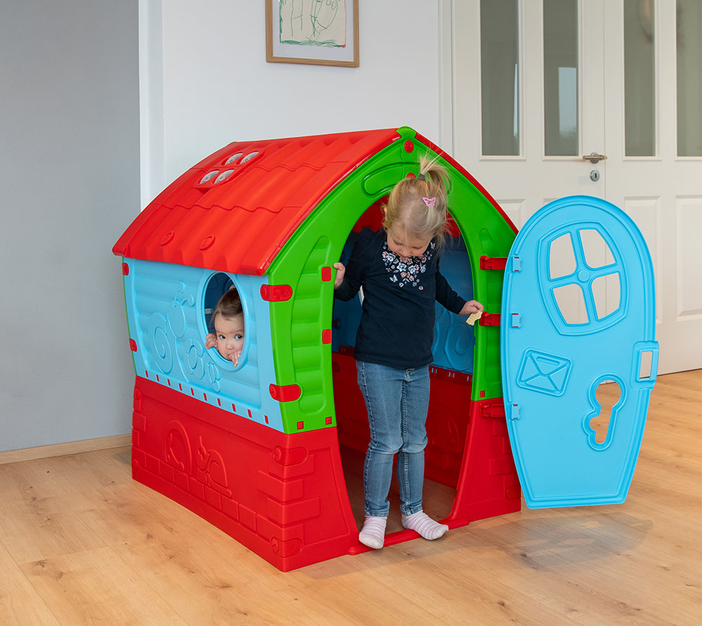 Westmann Kunststoff Spielhaus Mond Bunt 90x95x110 cm mygardenhome