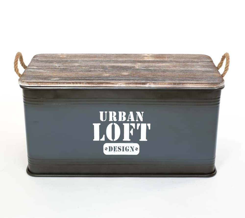 Westmann Aufbewahrungsboxen 3er Set rechteckig Dekokisten grau