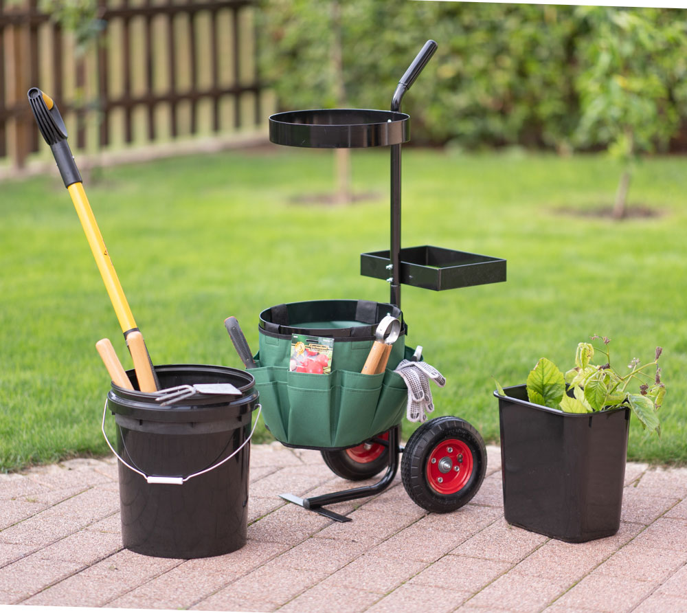 Westmann Gartenwagen Universal Gartenkarre Gartentrolley 56x40x104 cm