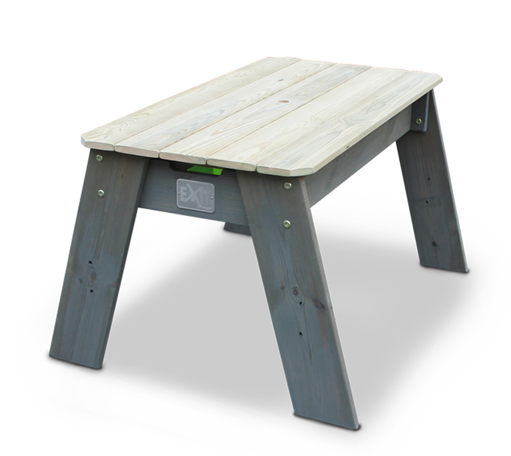 Exit Holz Matschtisch Aksent L Grau Grun 69x94x50 cm mygardenhome