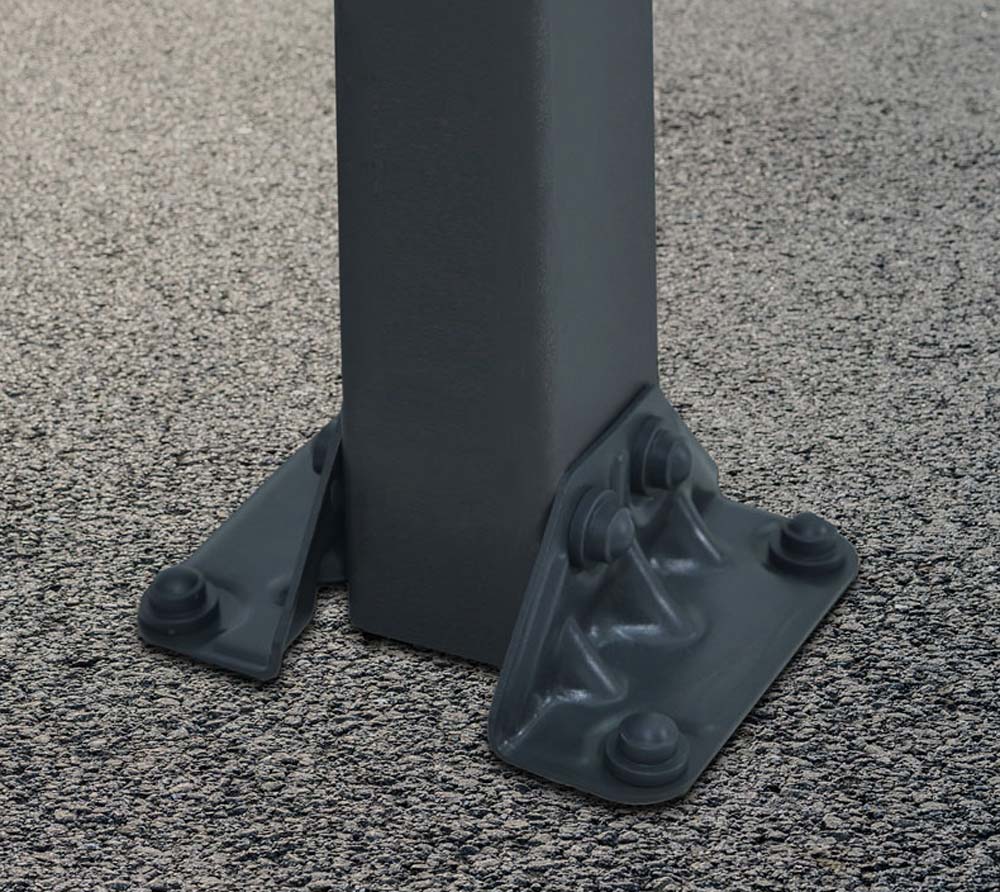 Palram Carport Arcadia 6400 anthrazit inkl. Regenrinne 644x359 cm