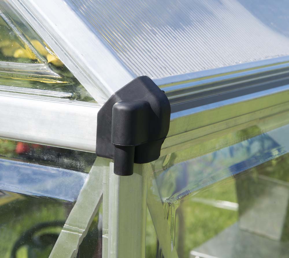 Palram Canopia Aluminium Gewächshaus Hybrid 610 Silber
