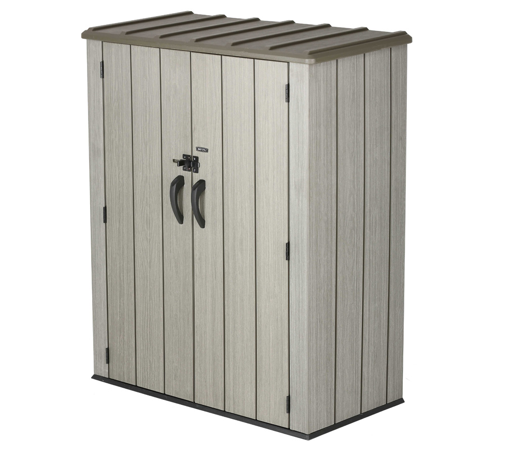 Lifetime Kunststoff Geräteschrank XL Dunkelgrau 70x136x172 cm