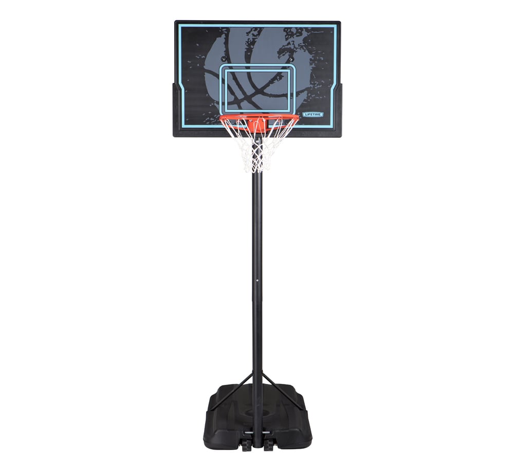 Lifetime Stahl Basketballkorb Texas | Schwarz/Blau | 112x304 cm |  mygardenhome