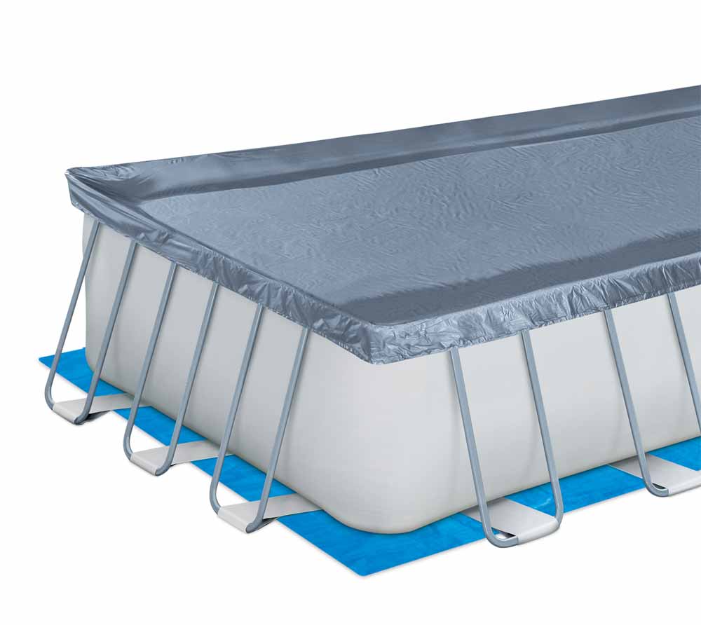 Summer Waves Stahlrahmen Aufstellpool Elite Frame eckig Lichtgrau