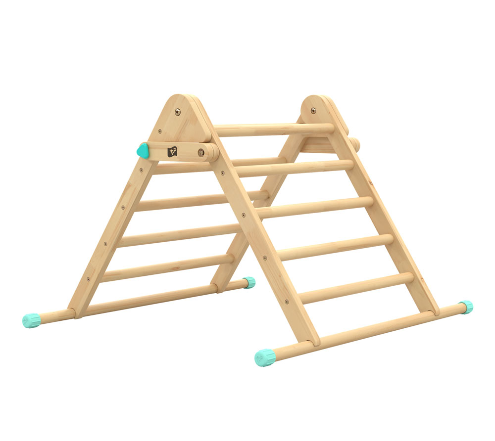 TP Toys Active Tots Holz Kletterdreieck Natur 91x78x58 cm mygardenhome