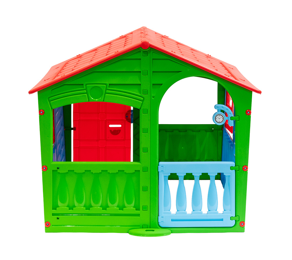 Westmann Kunststoff Spielhaus Sonne Bunt 140x111x115 cm mygardenhome