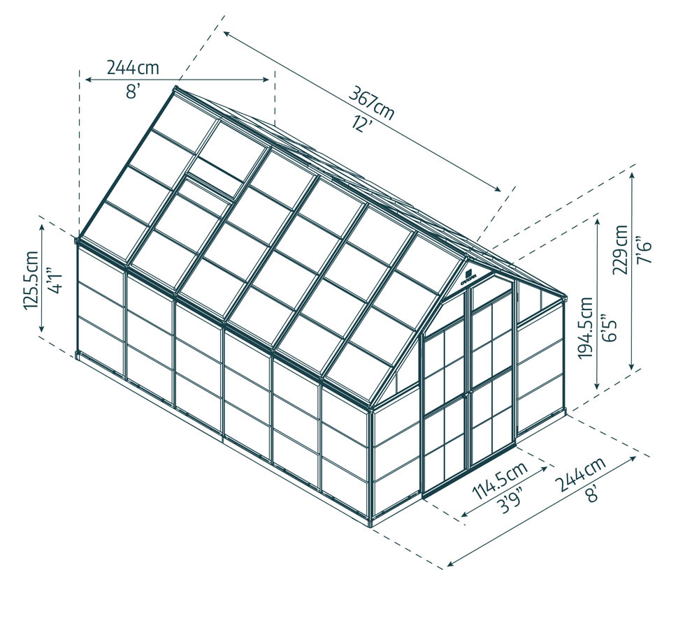 Schattenplane 4x6m 50% Schattierung - Atmungsaktiv Für Gewächshaus & Garten