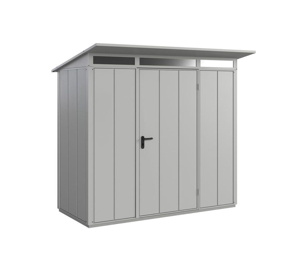 Hörmann Metall Gerätehaus Berry Modern Pultdach 114x245x229 cm