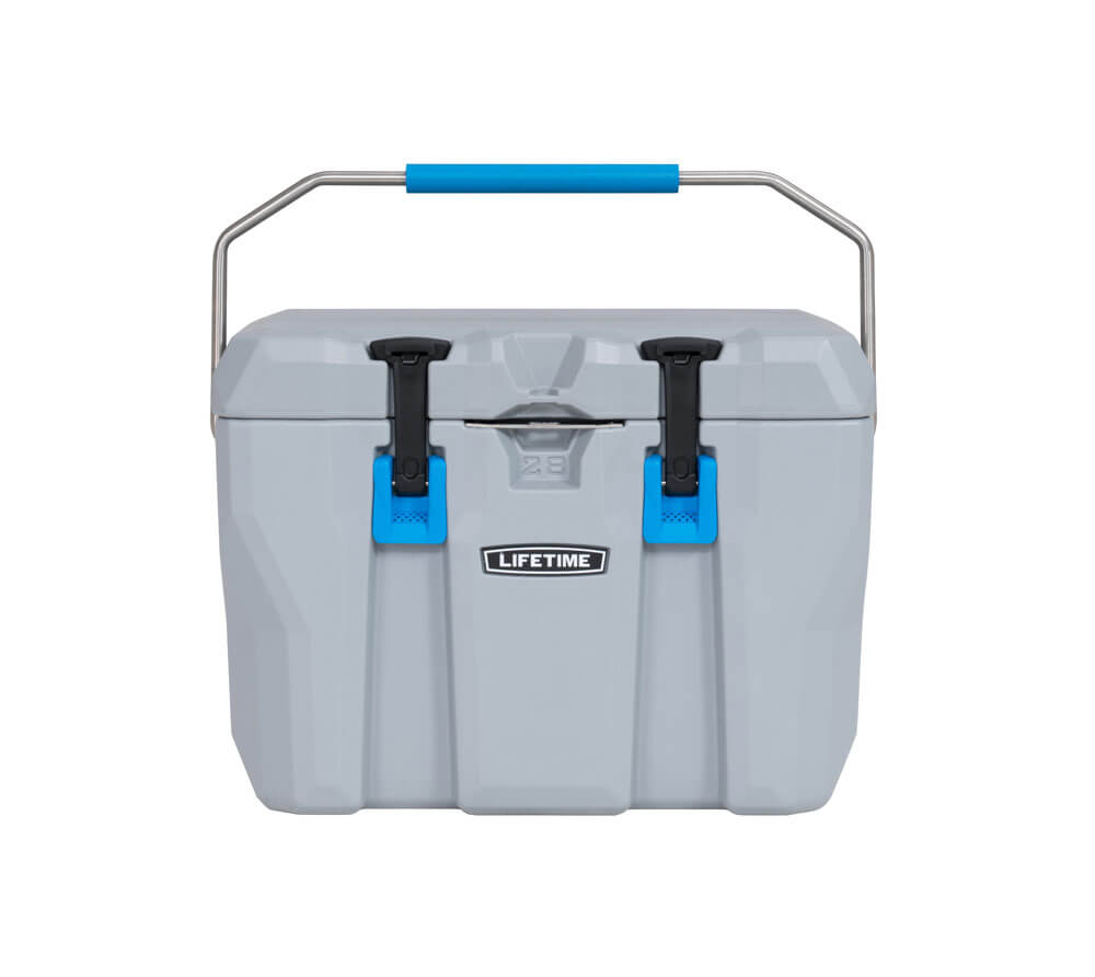 Lifetime Kunststoff Kühlbox Premium 26 Liter | Grau | 33x55x41 cm |  mygardenhome