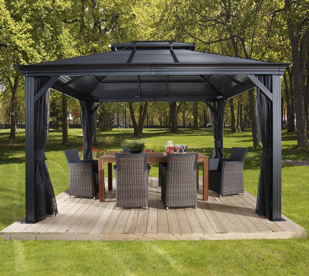 Sojag Aluminium Pavillon Gazebo Mykonos 10x14 inkl. 299x425