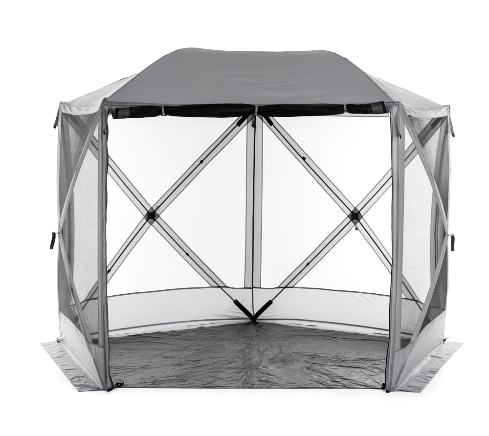 Westmann Polyester Camping Faltpavillon Flexion Grau 350x300x225 cm