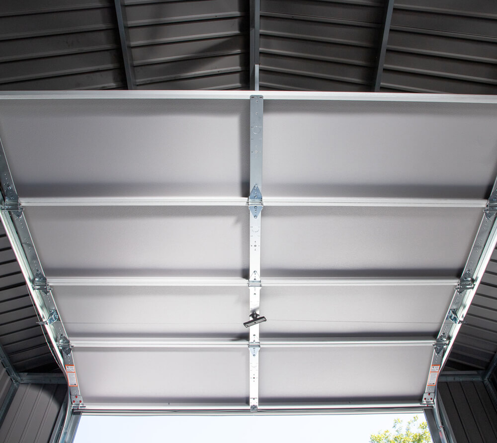 Sojag Everest Stahl Garage mit Rolltor 3,7 x 9,2 m Blechgarage